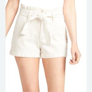 EXPRESS High-Waisted Paper Bag Shorts